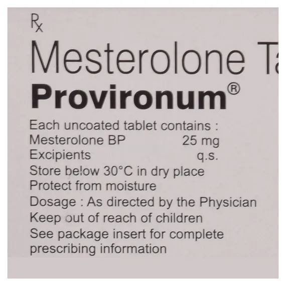 provironum 25mg tablet 10's